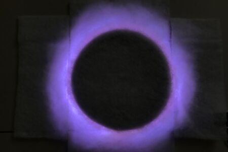 Corona-solar eclipse